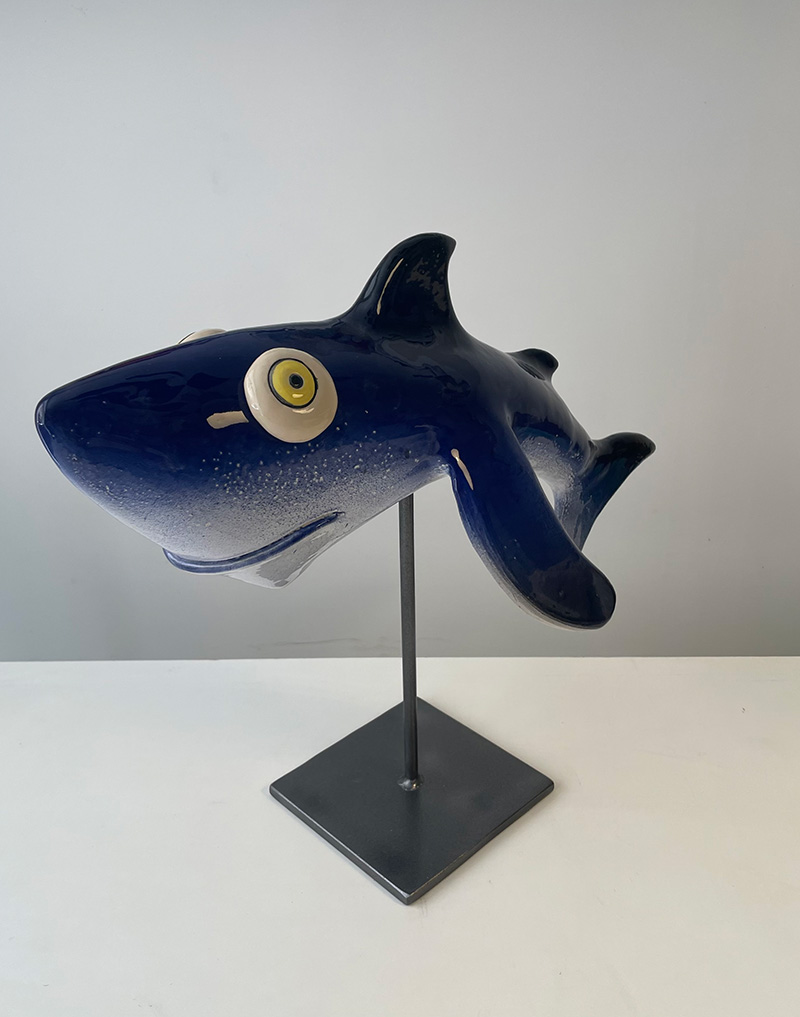 Ceramica Artistica Terredautore Blue Shark